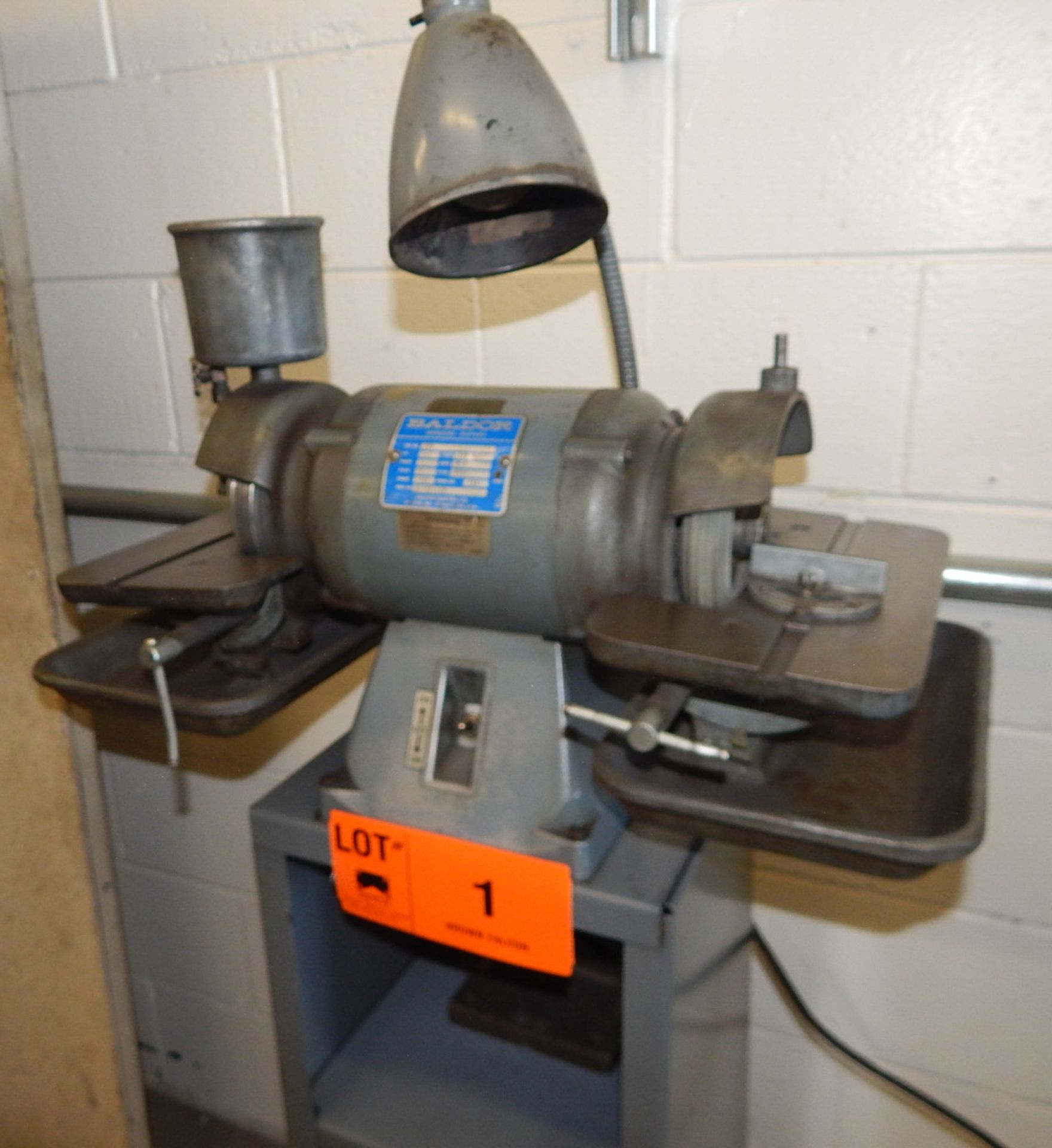 BALDOR DOUBLE END PEDESTAL GRINDER - Image 2 of 2