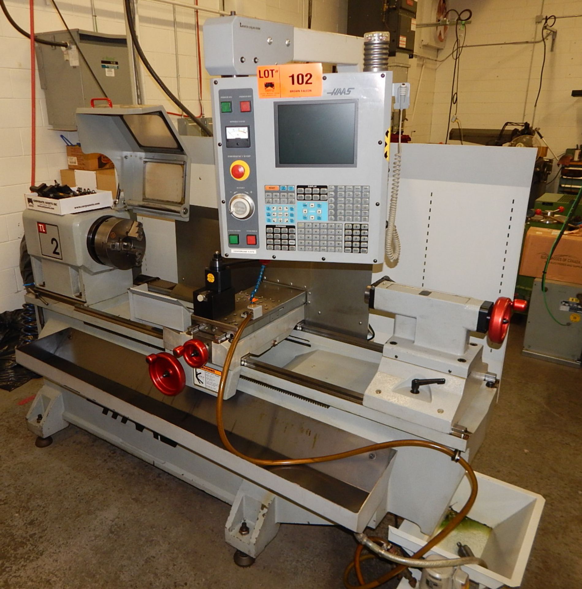HAAS (02/2005) TR2 CNC LATHE WITH HAAS CNC CONTROL, 28" SWING, 52" BETWEEN CENTERS, 2.75" SPINDLE - Image 2 of 7