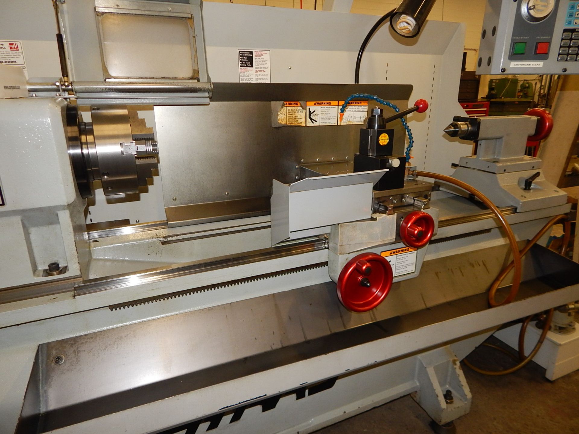 HAAS (02/2005) TR2 CNC LATHE WITH HAAS CNC CONTROL, 28" SWING, 52" BETWEEN CENTERS, 2.75" SPINDLE - Image 6 of 7
