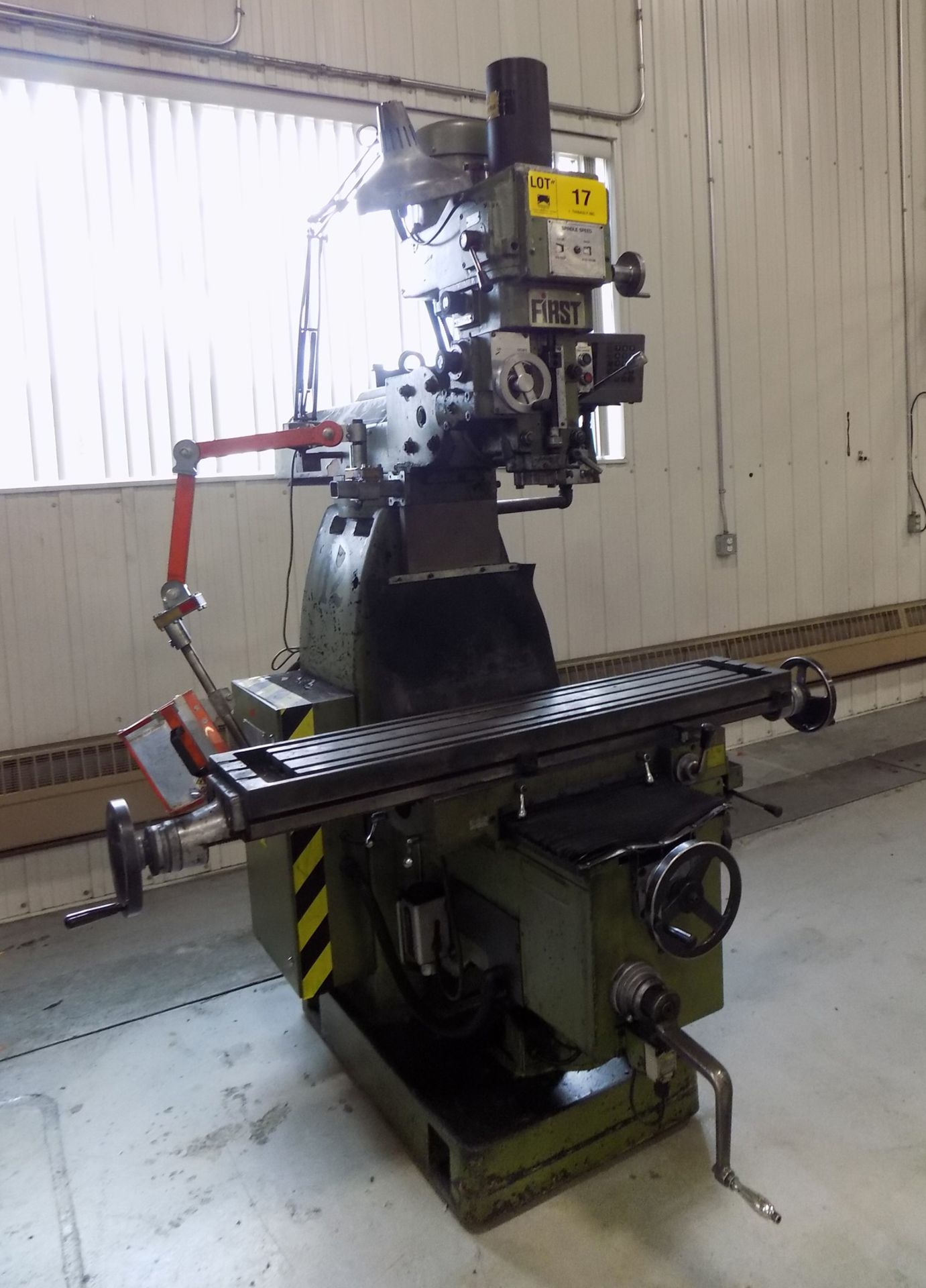 FIRST LC20 VSG VERTICAL TURRET MILLING MACHINE WITH 50"X10" TABLE, SPEEDS TO 4500 RPM, HEIDENHAIN