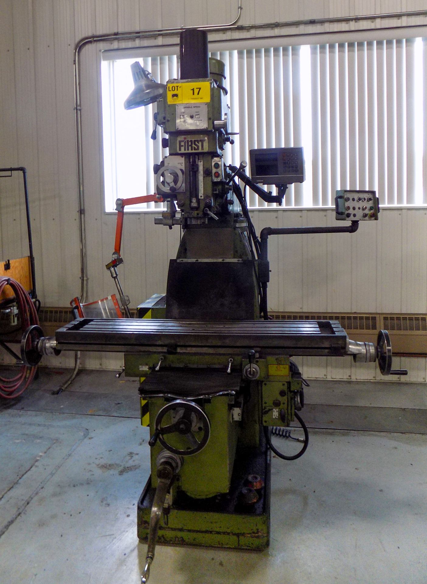 FIRST LC20 VSG VERTICAL TURRET MILLING MACHINE WITH 50"X10" TABLE, SPEEDS TO 4500 RPM, HEIDENHAIN - Image 3 of 6