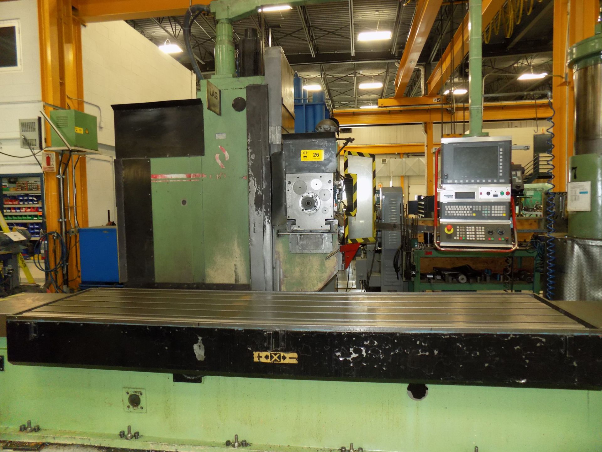 LAGUN (RETROFIT 2005) FBF-3250 BED TYPE CNC MILLING MACHINE WITH SIEMENS SINUMERIK CNC CONTROL, - Image 3 of 8