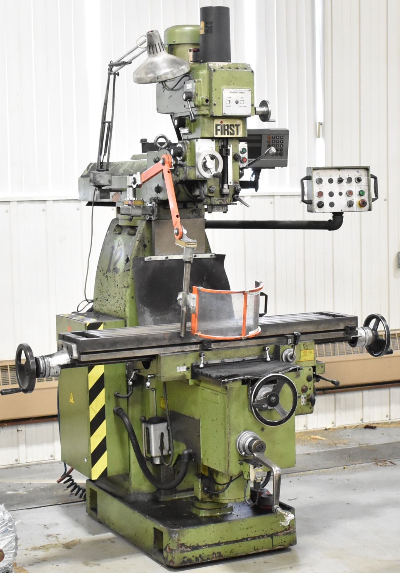 FIRST LC20 VSG VERTICAL TURRET MILLING MACHINE WITH 50"X10" TABLE, SPEEDS TO 4500 RPM, HEIDENHAIN - Image 2 of 6