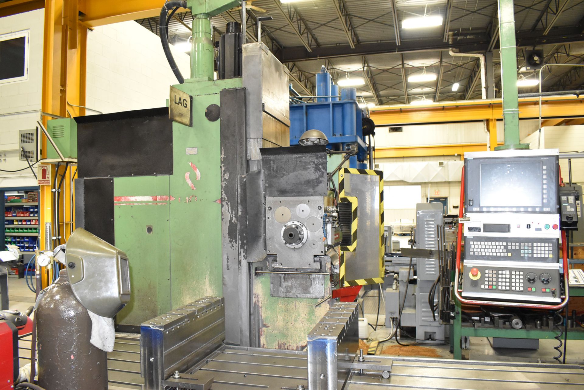 LAGUN (RETROFIT 2005) FBF-3250 BED TYPE CNC MILLING MACHINE WITH SIEMENS SINUMERIK CNC CONTROL, - Image 4 of 8