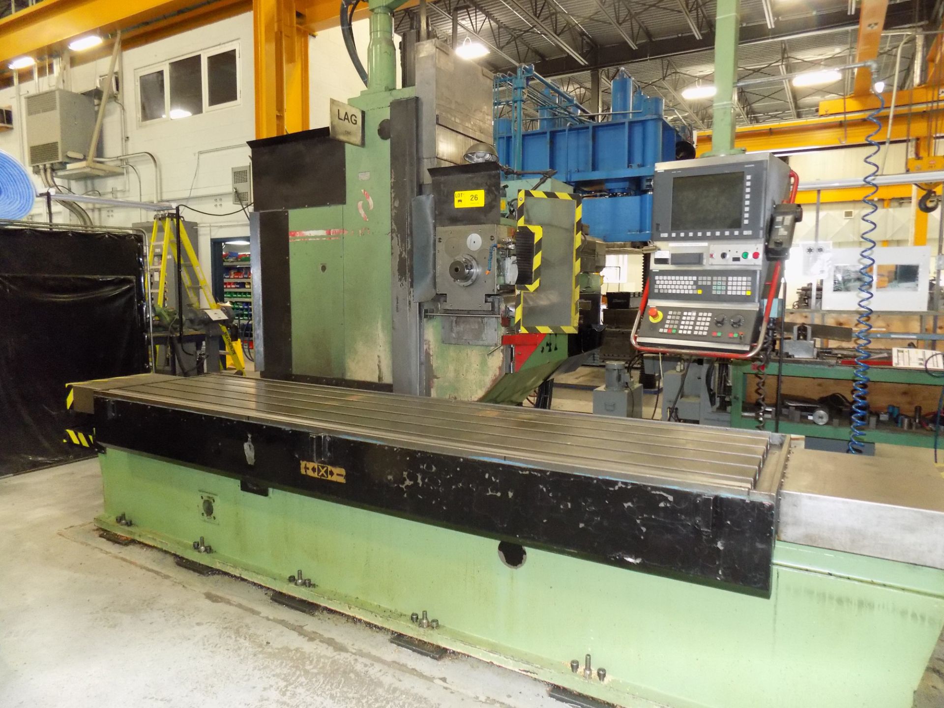 LAGUN (RETROFIT 2005) FBF-3250 BED TYPE CNC MILLING MACHINE WITH SIEMENS SINUMERIK CNC CONTROL, - Image 2 of 8