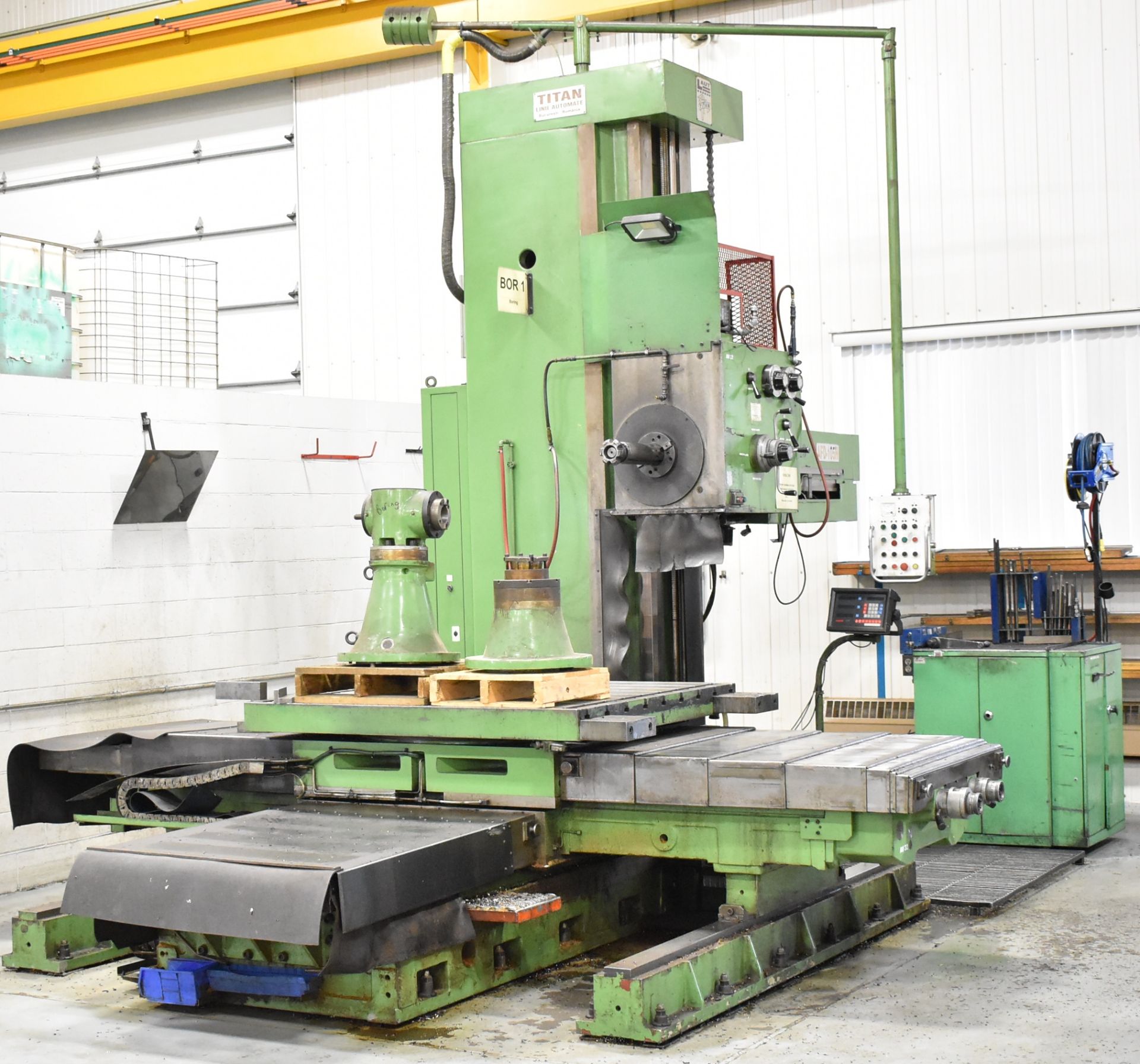 TITAN (1997 PURCHASED AND INSTALLED NEW IN 1999) AFD 105-H 4" TABLE TYPE HORIZONTAL BORING MILL WITH - Image 2 of 5