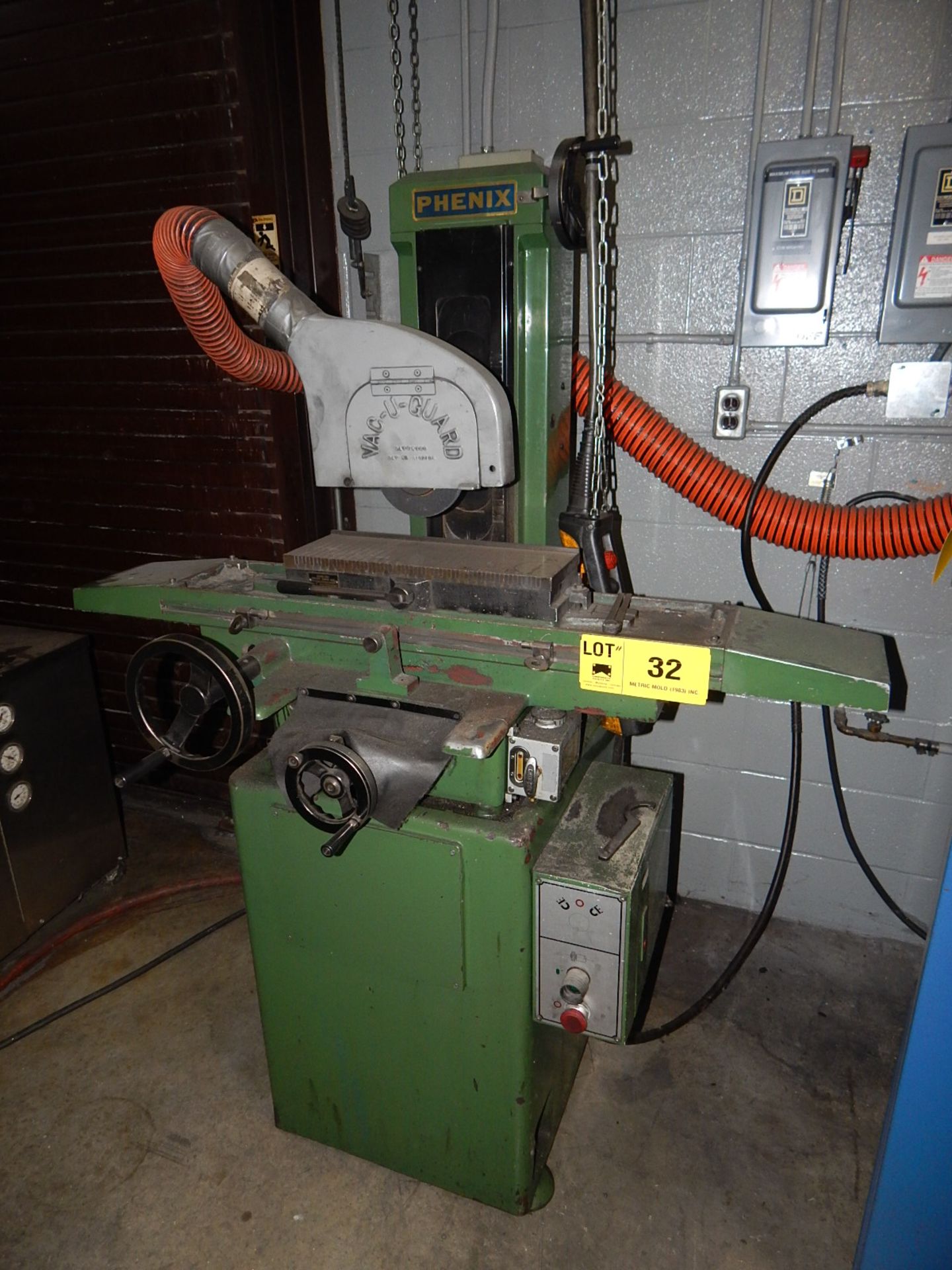 PHENIX SGS-618P MANUAL SURFACE GRINDER WITH 6"X18" MAGNETIC CHUCK, S/N: 86M2B078 (CI) - Image 2 of 2