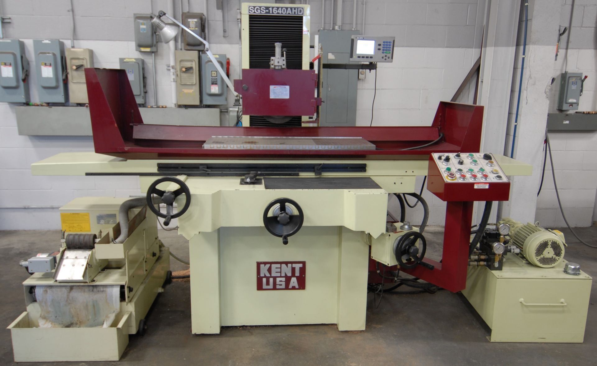 KENT (2015) SGS-1640AHD HYDRAULIC SURFACE GRINDER WITH 39.5"X16" ELECTROMAGNETIC CHUCK,