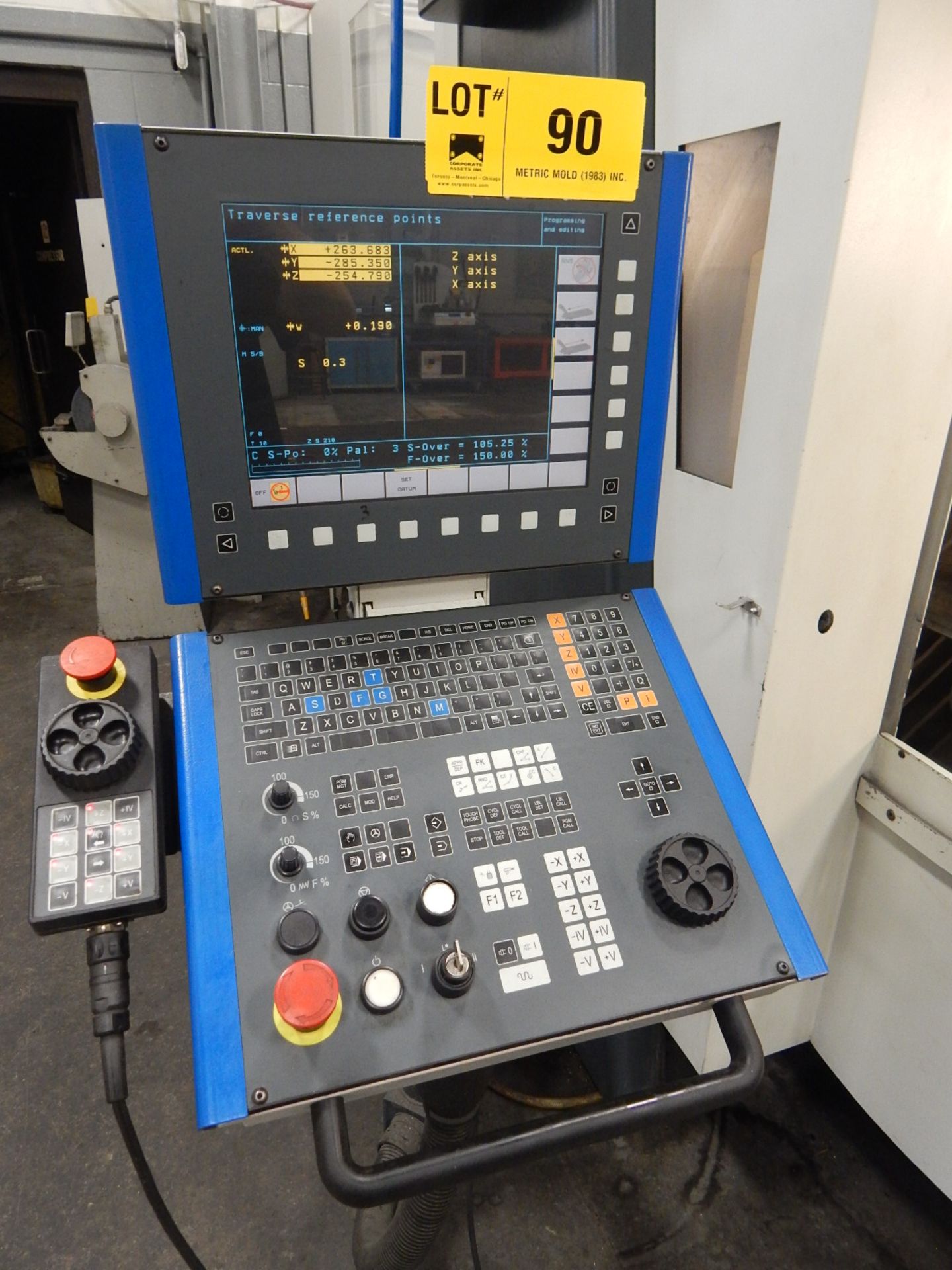 MIKRON (2004) HSM800 HIGH SPEED MULTI-PALLET CNC VERTICAL MACHINING CENTER WITH HEIDENHAIN ITNC - Image 5 of 8