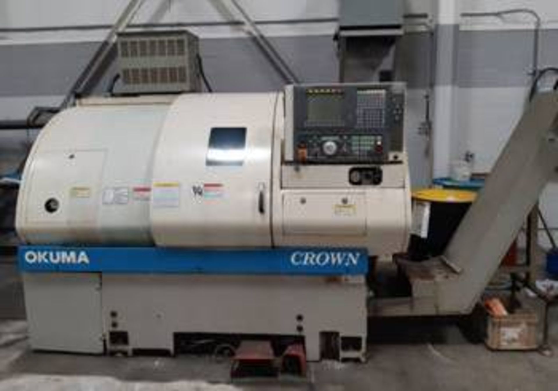 OKUMA 762S-SB CROWN CNC TURNING CENTER WITH OKUMA OSP CNC CONTROL, - Image 9 of 12