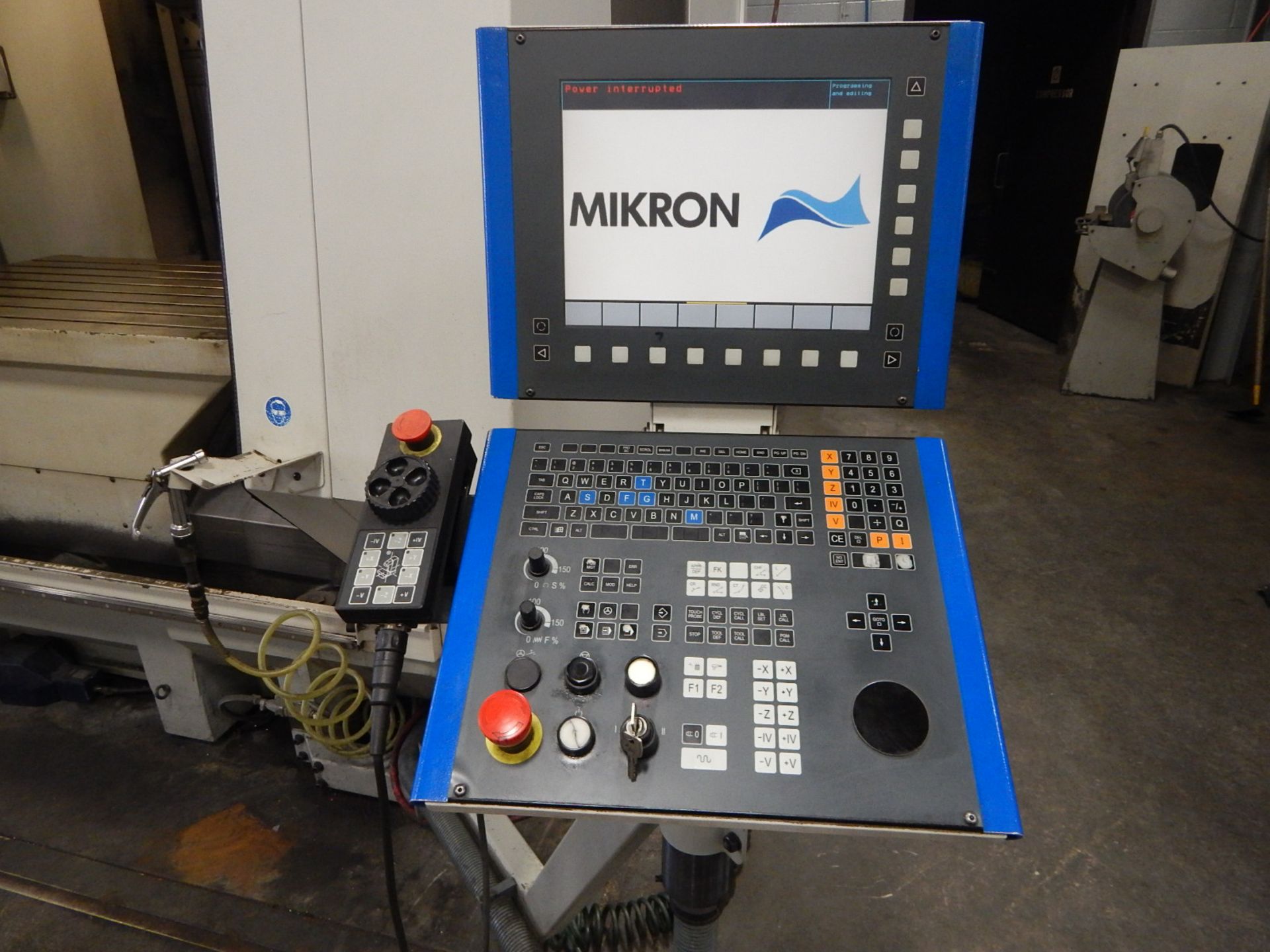 MIKRON (2003) VCP1350 HIGH SPEED CNC VERTICAL MACHINING CENTER WITH HEIDENHAIN ITNC CNC CONTROL, - Image 3 of 7