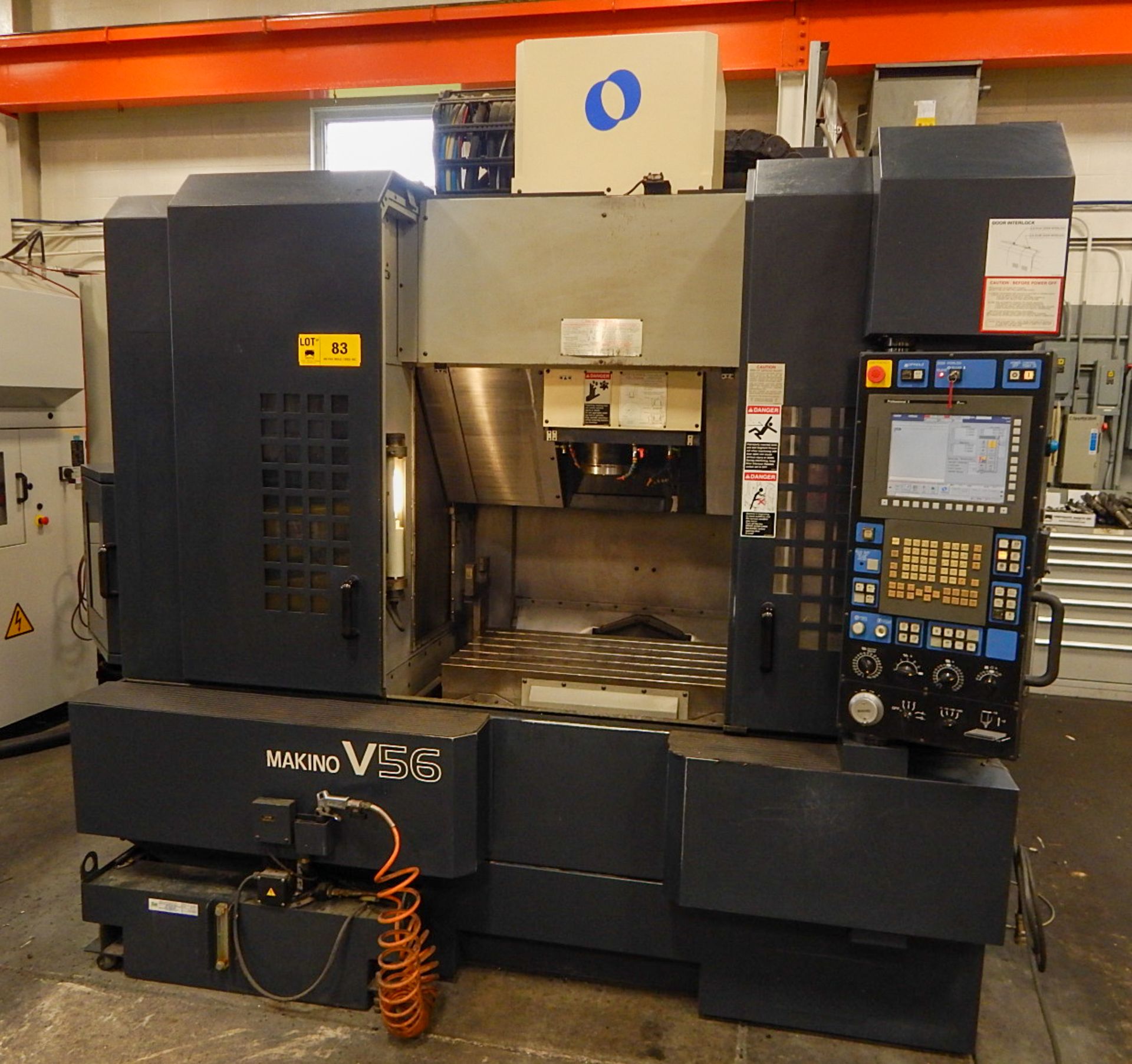 MAKINO (2005) V56 HIGH SPEED CNC VERTICAL MACHINING CENTER WITH MAKINO PROFESSIONAL 5 CNC CONTROL, - Image 2 of 8