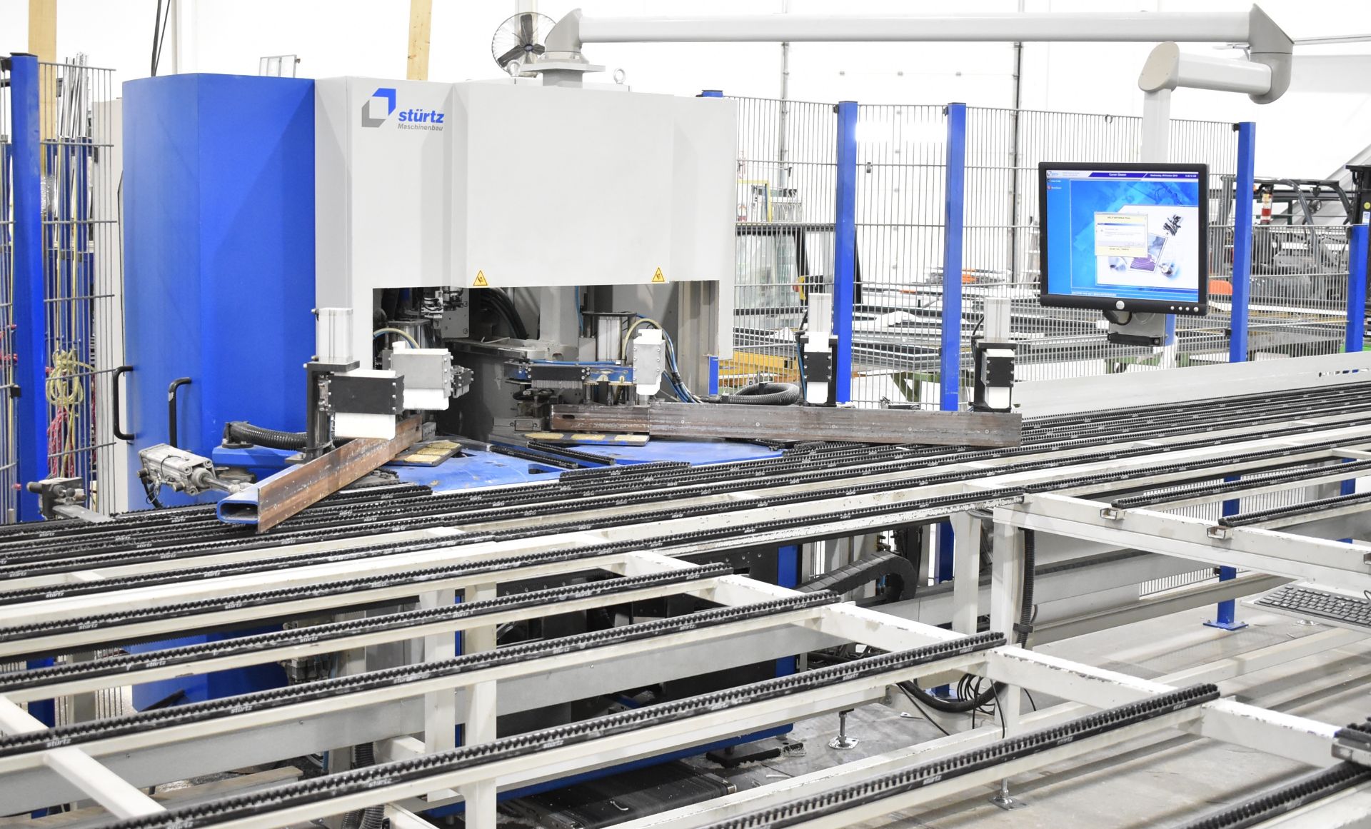 STURTZ (2008) CNC AUTOMATED PVC WELDING AND CLEANING LINE CONSISTING OF, STURTZ (2008) 2MC CNC - Image 2 of 9