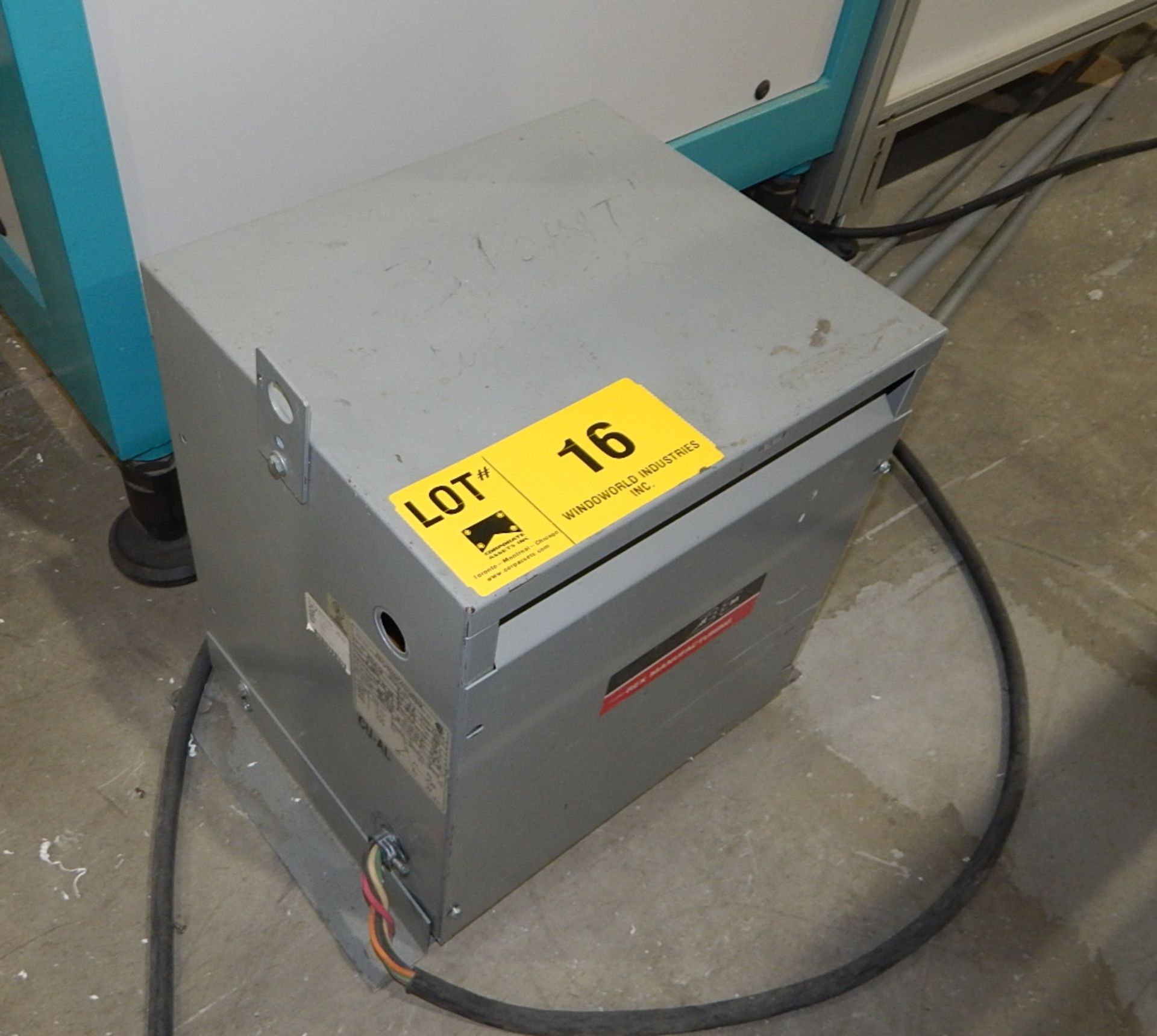 REX 9.0KVA, 600/220V, 3PH, 50/60Hz,TRANSFORMER (CI)