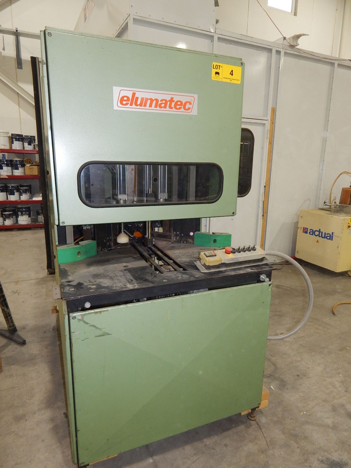 ELUMATEC 180/WP-3RU SINGLE HEAD CORNER CLEANER WITH 3,400 RPM, 230V/3PH/60HZ, S/N: 2009 (CI) - Image 4 of 6