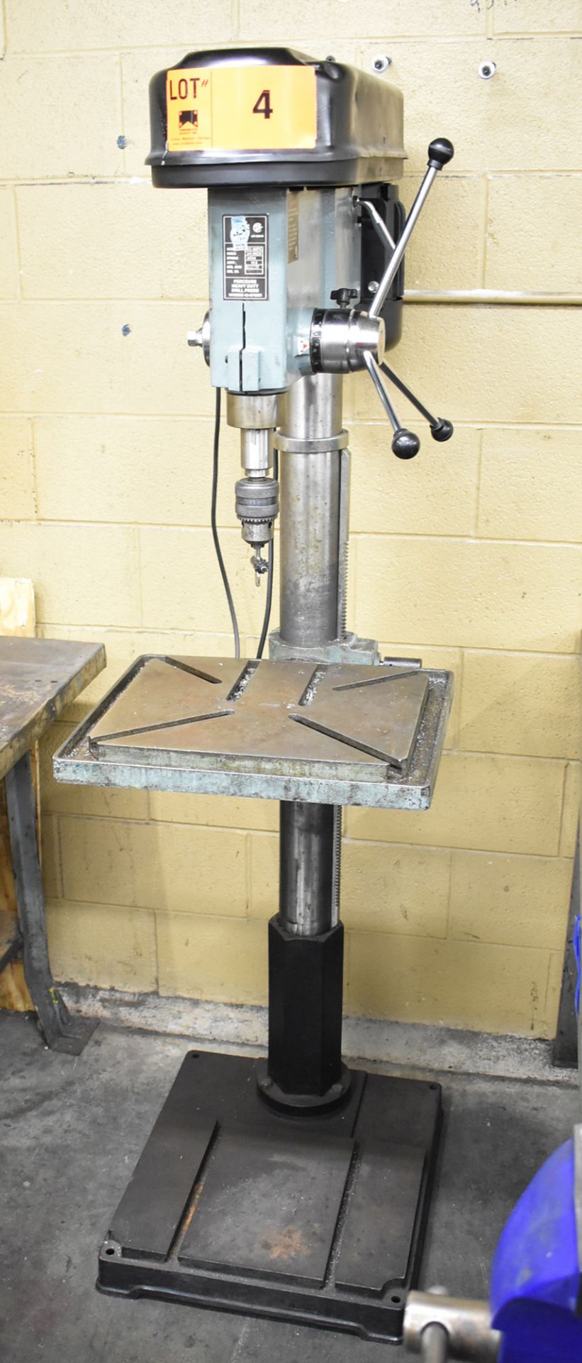 KING (2002) KC-30FC HEAVY DUTY 3/4" FLOOR TYPE DRILL PRESS, S/N 120180 - Image 2 of 3