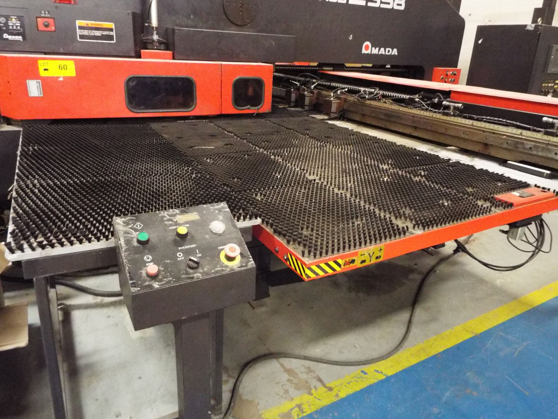 AMADA VIPROS Z3510 30TON CNC TURRET PUNCH, WITH FANUC SERIES 18-P CNC CONTROL, 98"X49" MAX. SHEET - Image 3 of 17