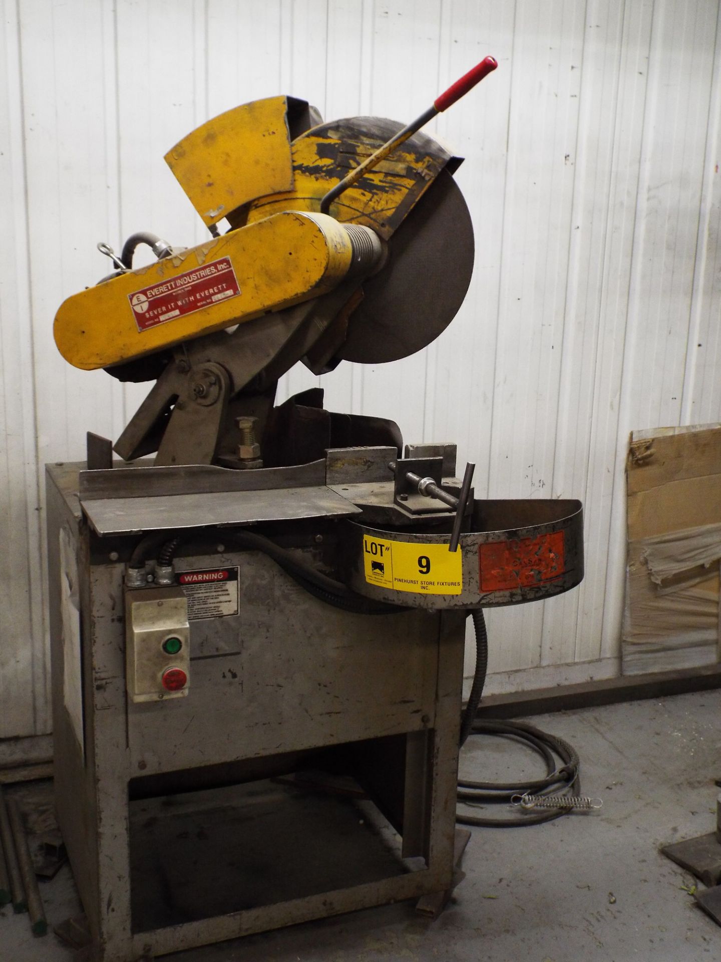 EVERETT 16MIT ABRASIVE CUT-OFF SAW, S/N: 284C-8