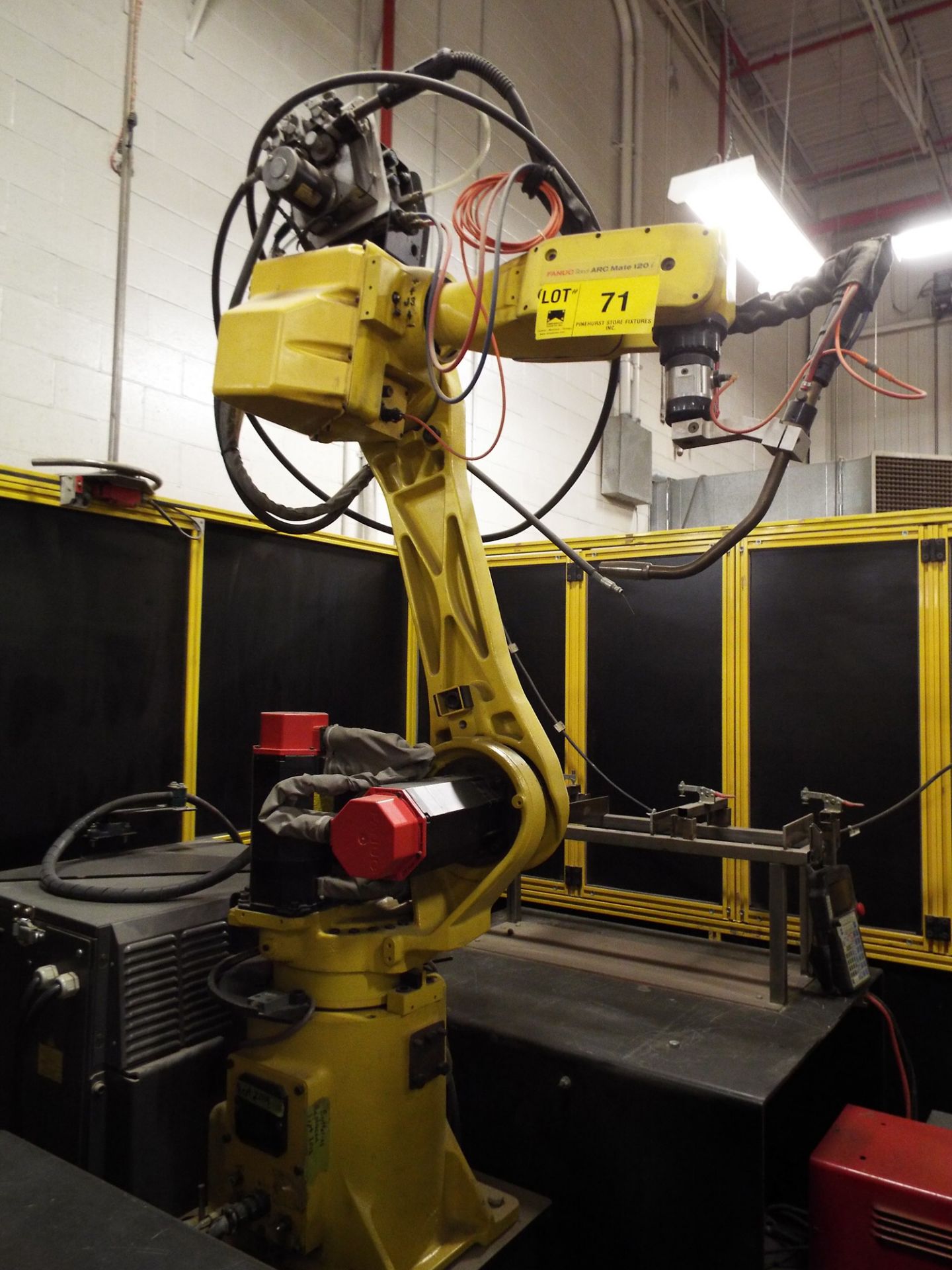 FANUC A05B/2375/B001 ARC MATE 120I WELDING ROBOT WITH FANUC SYSTEM R-J2, SYNERGIC 7F WIRE FEED, S/N: - Image 2 of 5