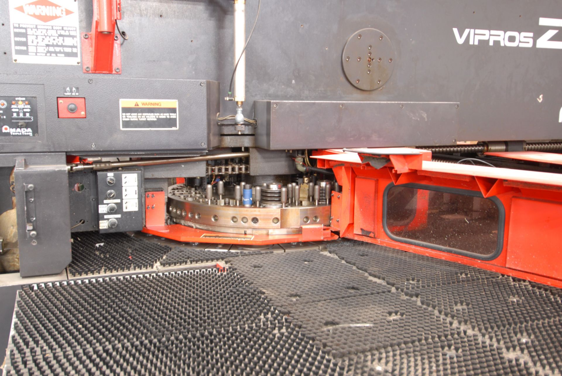 AMADA VIPROS Z3510 30TON CNC TURRET PUNCH, WITH FANUC SERIES 18-P CNC CONTROL, 98"X49" MAX. SHEET - Image 2 of 17