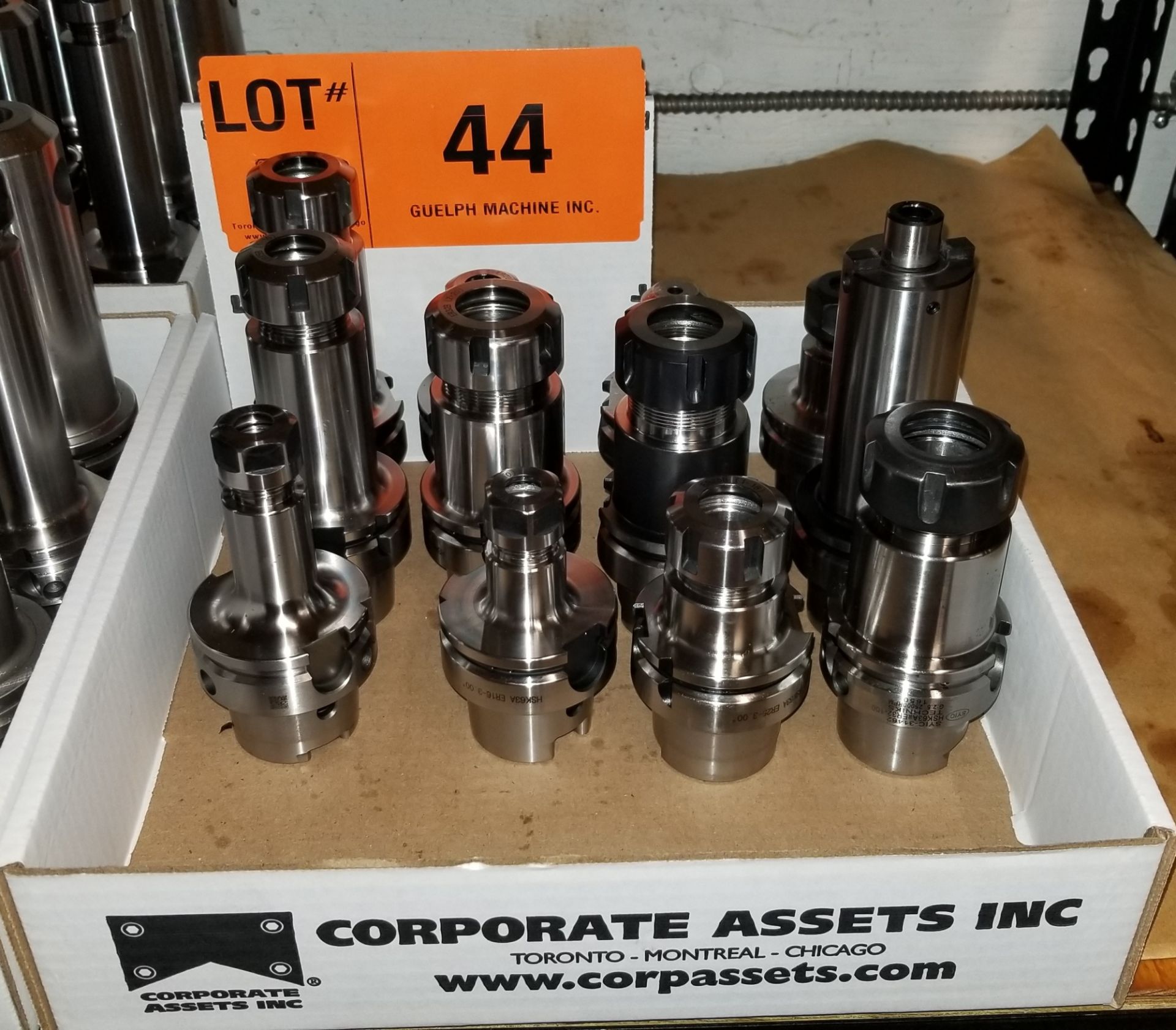 HSK63 TOOL HOLDERS