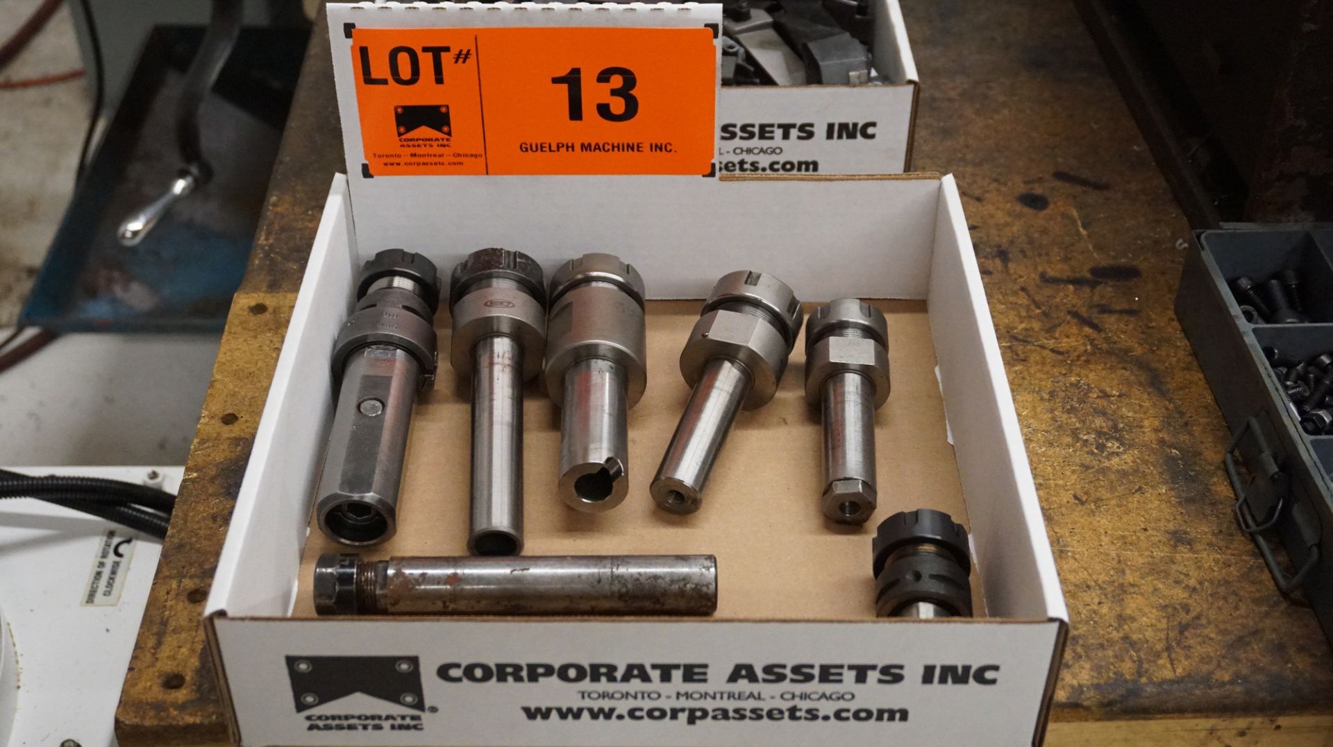 LOT/ SPRING COLLET TOOL HOLDERS