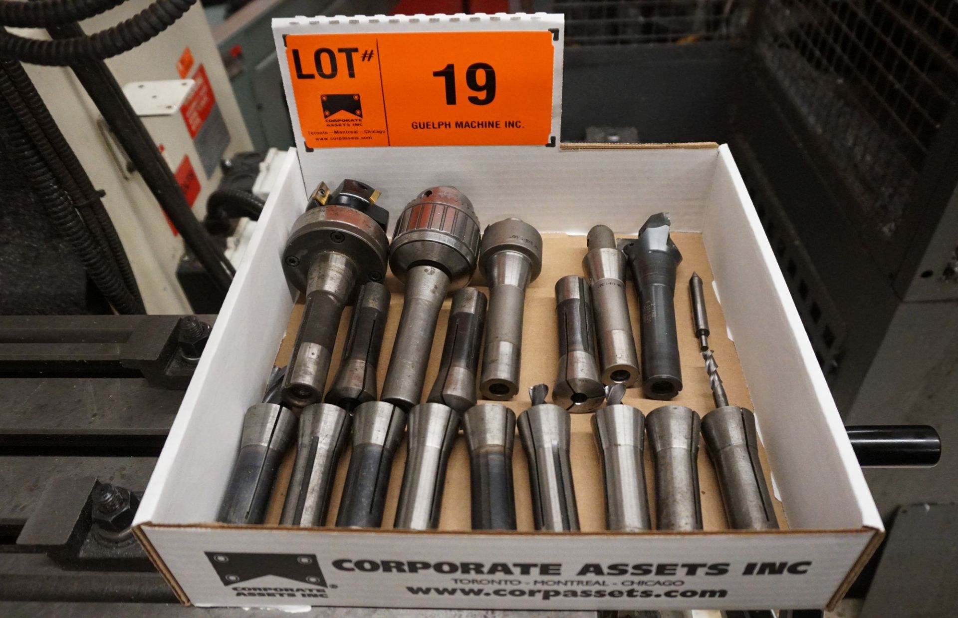 LOT/ R8 COLLETS & MILLING TOOLS