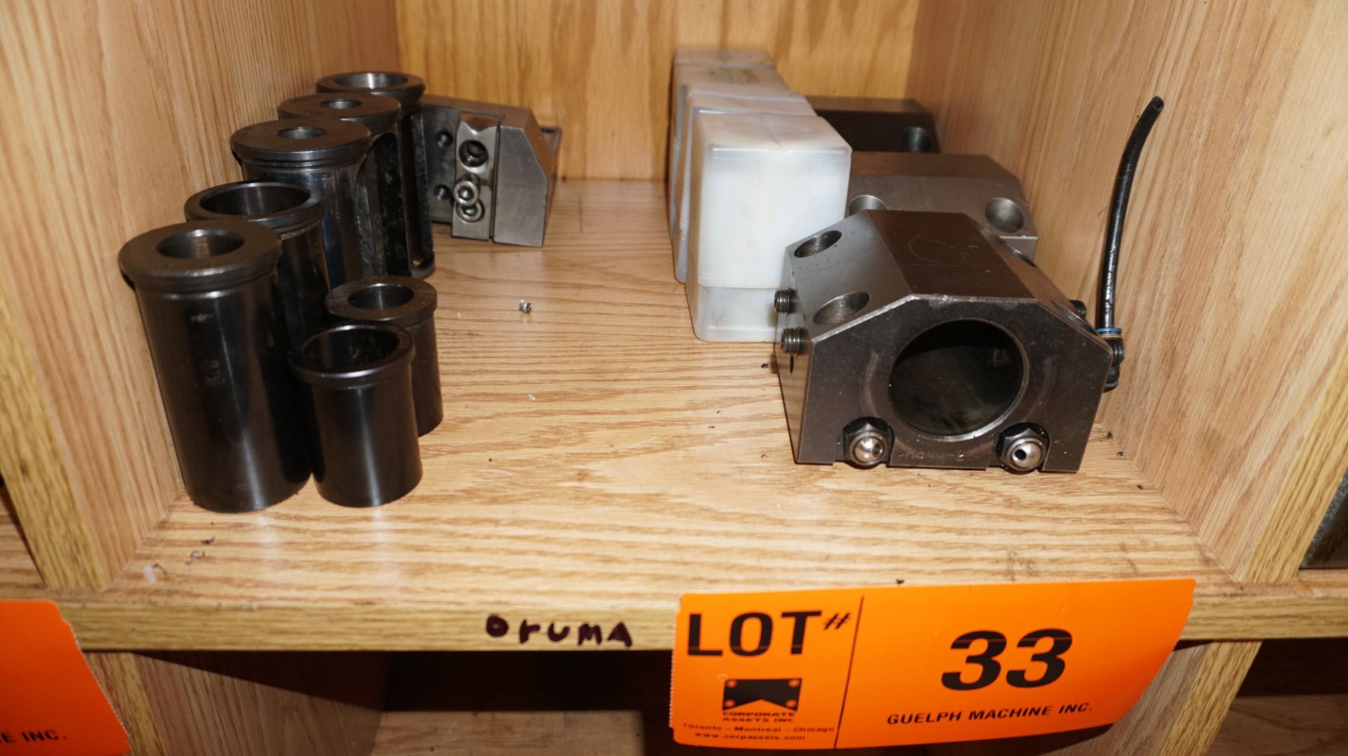 LOT/ OKUMA TURRET TOOL HOLDERS & SLEEVES