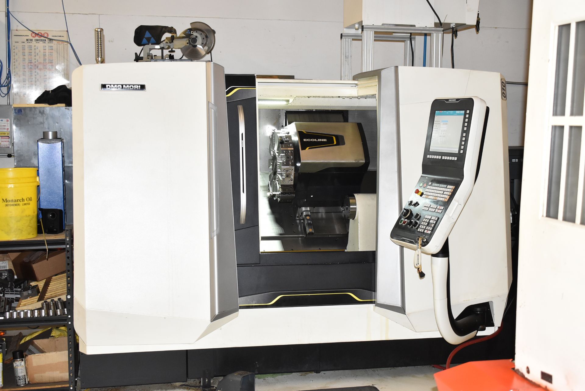 DMG MORI (2015) ECOTURN 450 CNC TURNING CENTER WITH DMG MORI SLIMLINE CNC M730BM CONTROL, 10" CHUCK, - Image 2 of 16