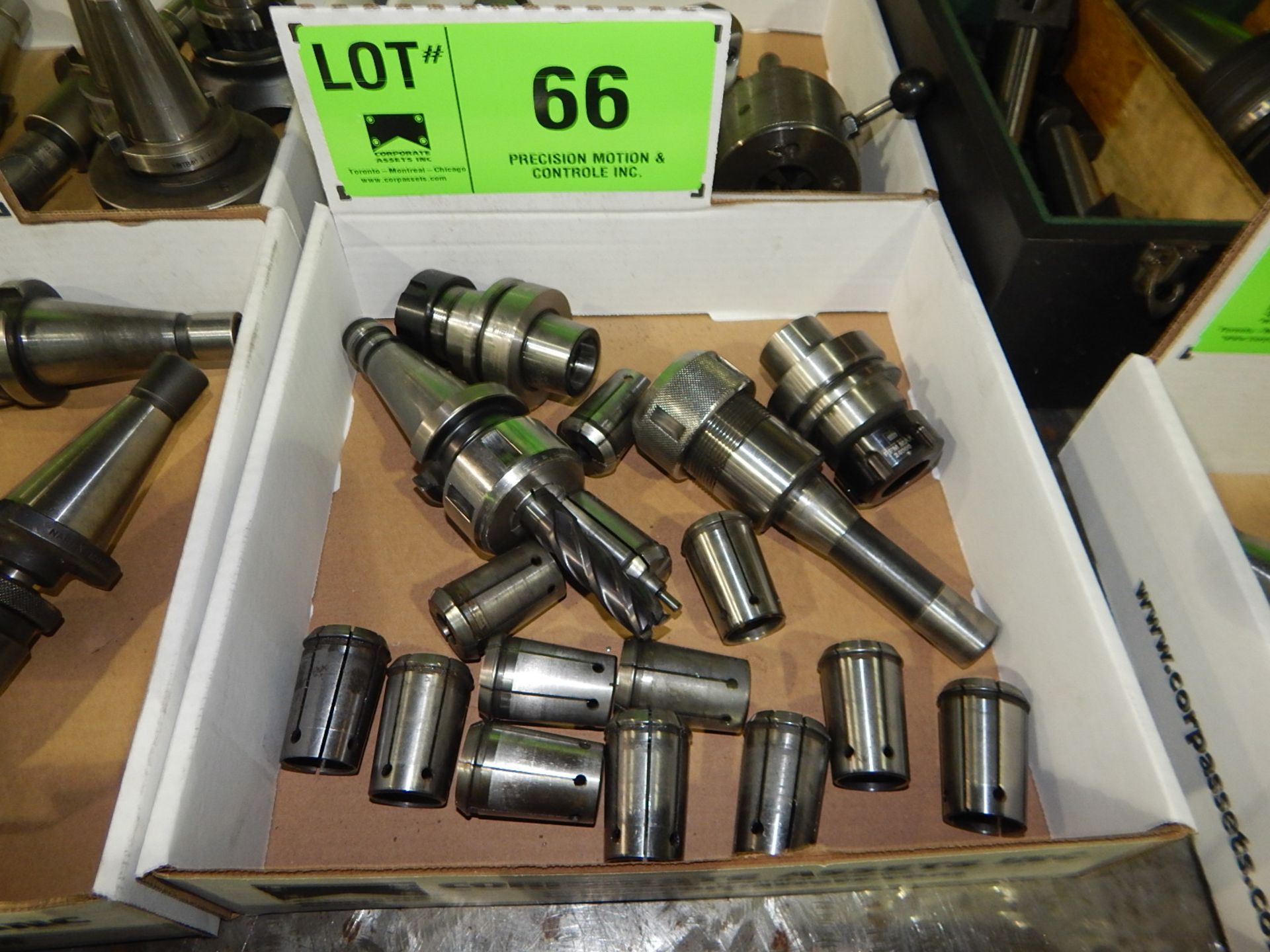 LOT/ TOOL HOLDERS WITH COLLETS