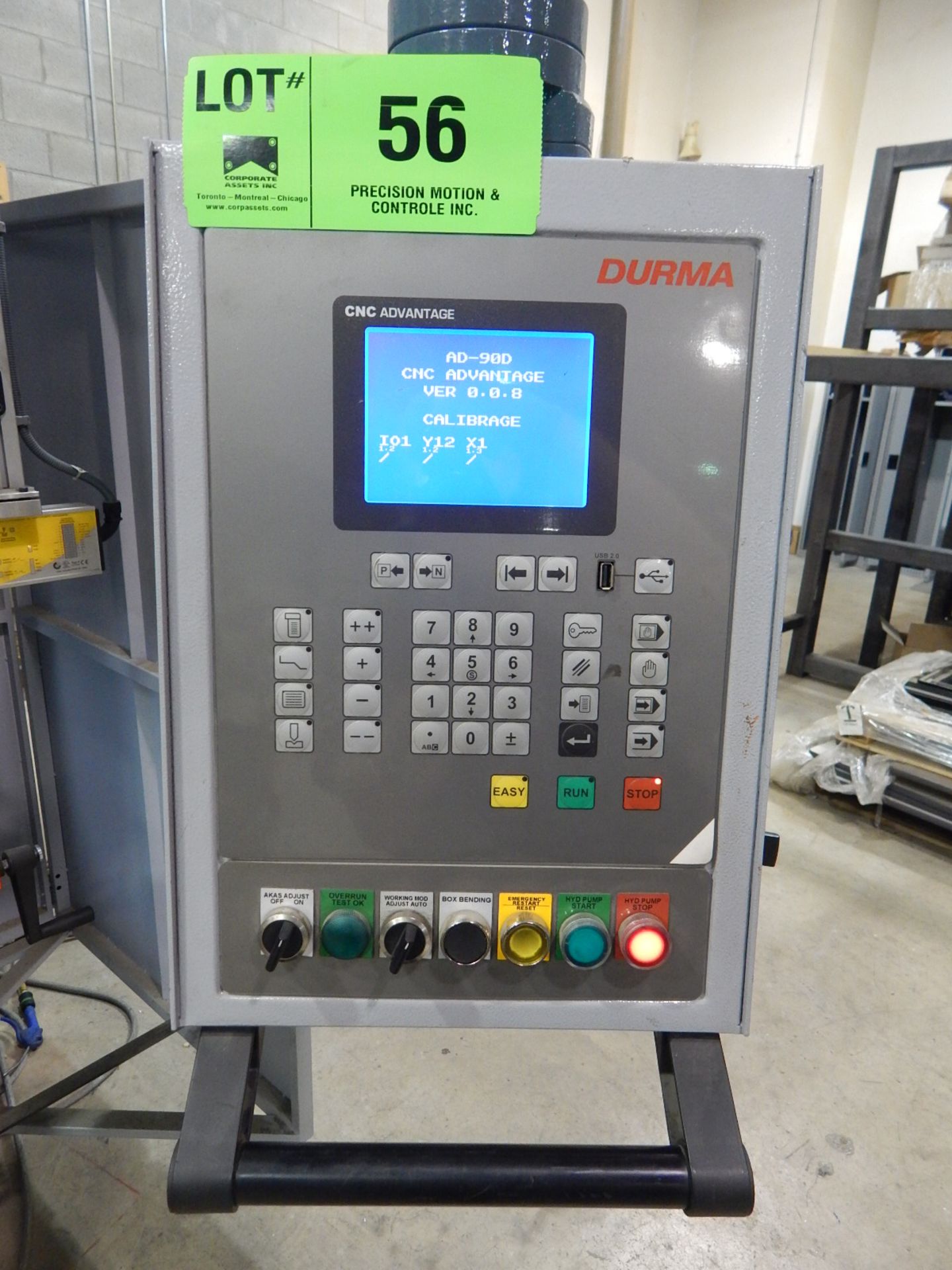 DURMA (2014) AD-R 30135 10' X 135 TON CAPACITY CNC HYDRAULIC BRAKE PRESS WITH DURMA CNC ADVANTAGE - Image 2 of 18