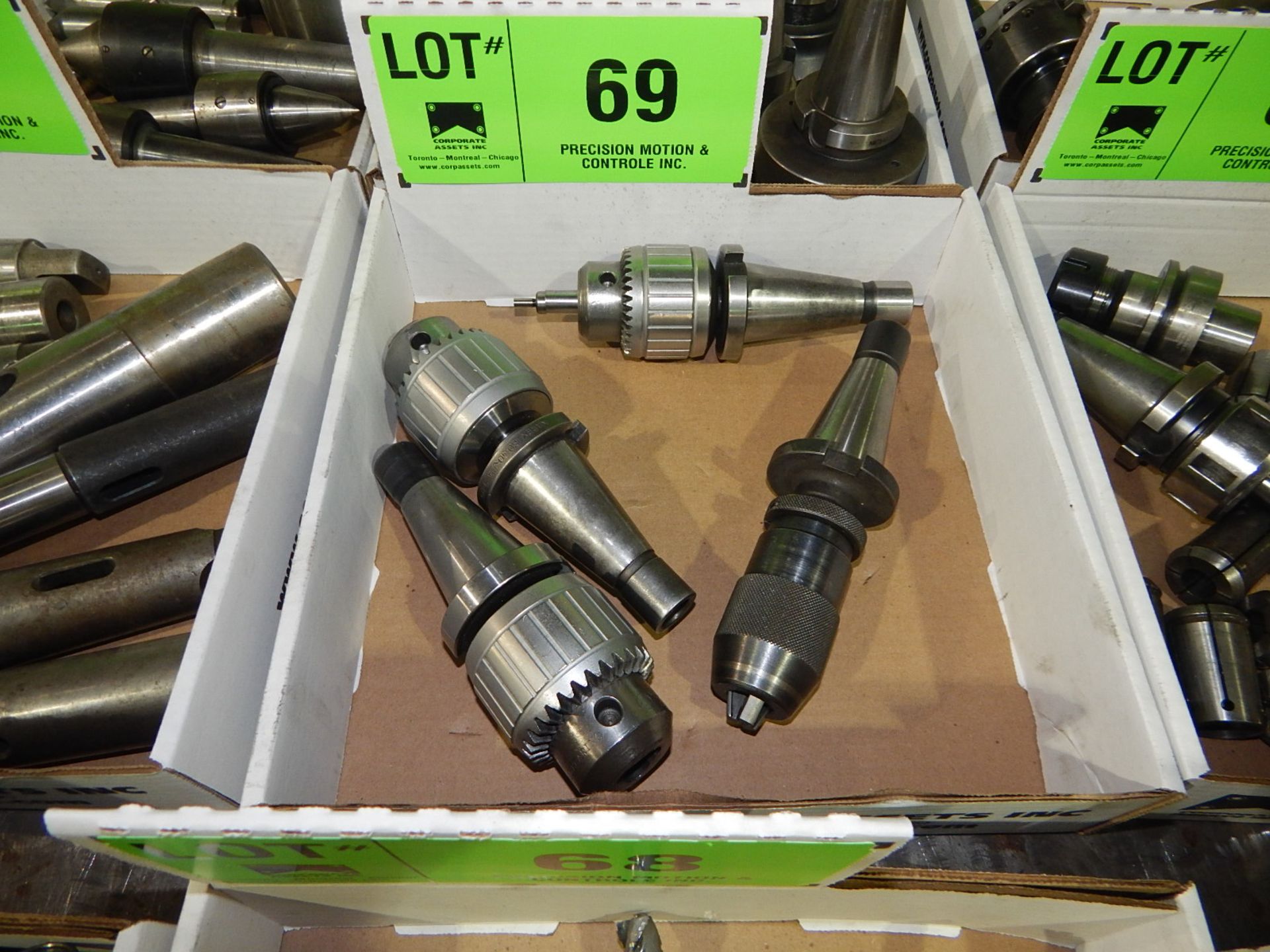 LOT/ 40 TAPER TOOL HOLDERS