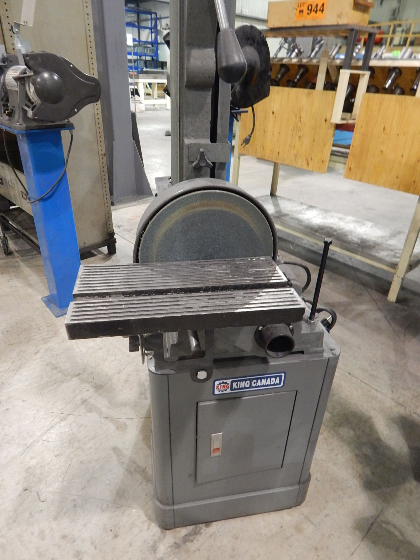 KING KC-760L FLOOR TYPE COMBINATION 6"X48" BELT, 9" DISC SANDER, S/N: N/A - Image 2 of 3