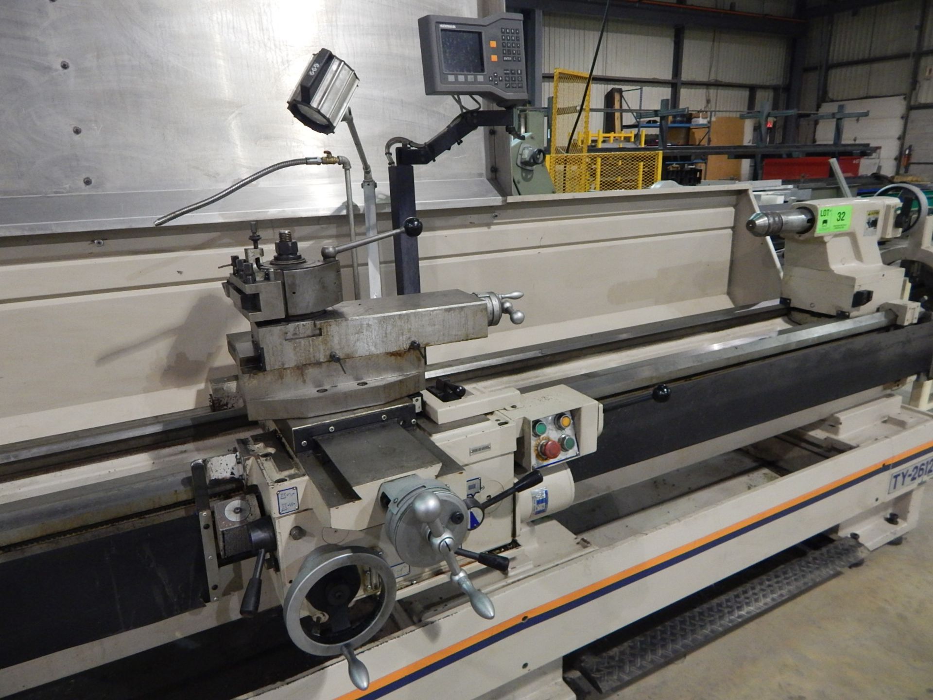 MICROWEILY (2013) TY-26120 GAP BED ENGINE LATHE WITH 26" SWING OVER BED, 32" SWING IN THE GAP, - Image 10 of 14