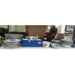 Large quantity of Royal Worcester 'Evesham' pattern dinnerware to include tureens, dinner plates,