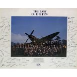 New Magazine Battle of Britain Fighter Association photograph "The Last of the Few" with signatures