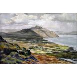 J M Robinson (20th Century) Oil on board Highland landscape, signed and dated 72 lower right, 60cm x