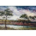 Large quantity of assorted pictures and prints to include:- J Berke Oil on canvas Landscape,