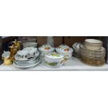 Three Royal Evesham pattern assorted tureens, various further dinner and teaware to include examples