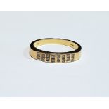 18ct gold and diamond eternity ring
