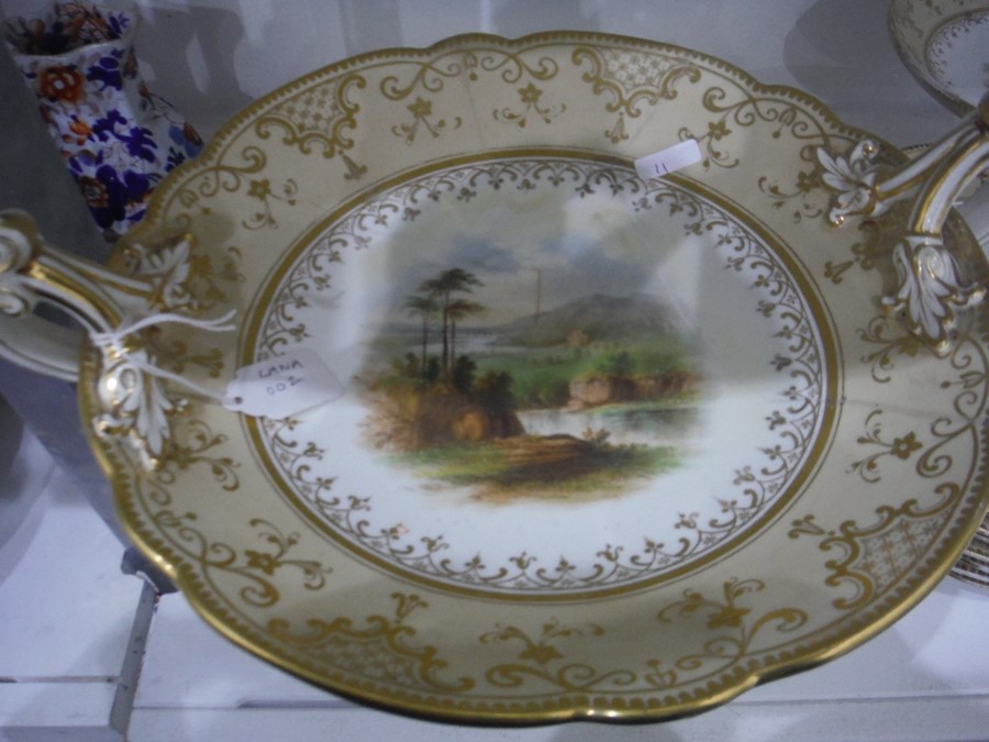 19th century porcelain dessert service depicting c - Image 25 of 32