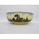 Royal Doulton washbowl decorated with landscape