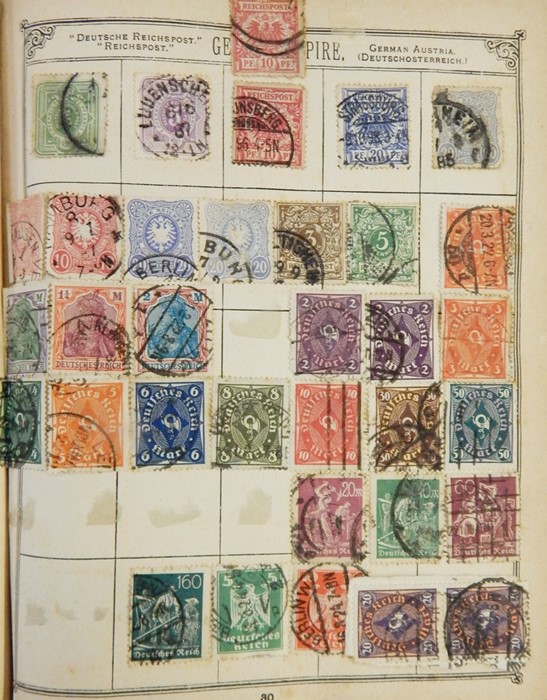 Lincoln stamp album and catalogue of world stamps, Society Exchange book with Commonwealth mint