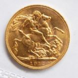 1912 gold sovereign