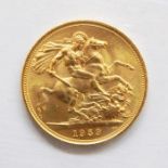 1959 gold sovereign