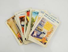 Quantity of humorous postcards mainly 1950's, to include Bamforth, Taylor, Trow, Mike and others