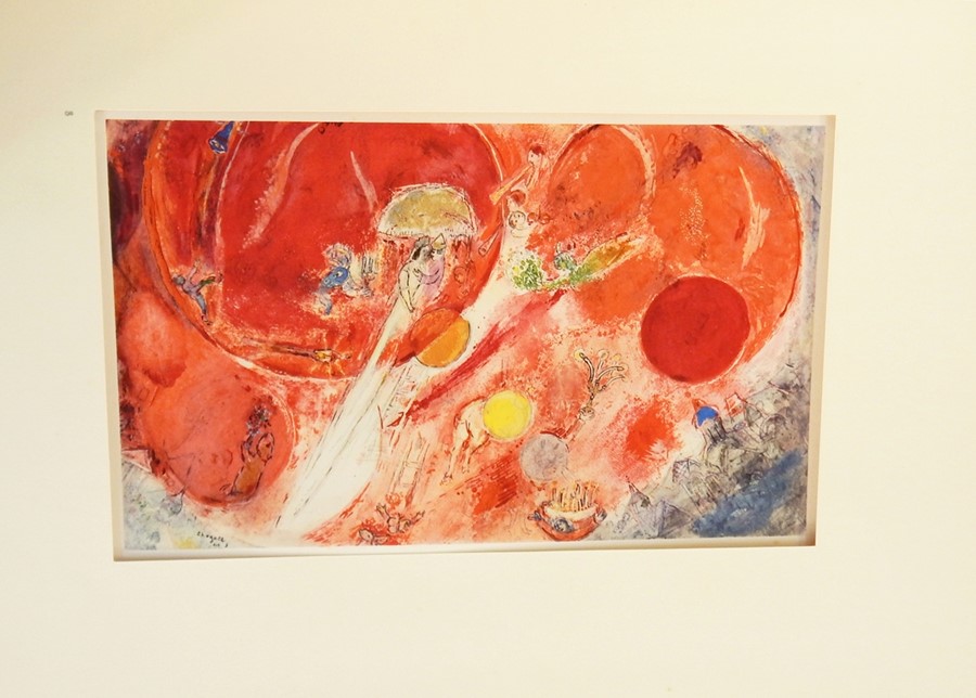 Limited edition in facsimile  Marc Chagall Gouaches, Oldbourne Press 1961, No.192/200 copies, - Image 2 of 2