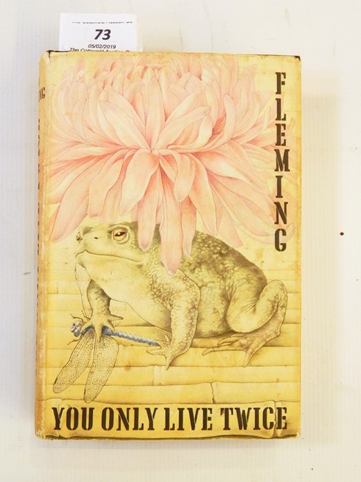 Fleming, Ian "You Only Live Twice", Jonathan Cape 1964, black cloth, gilt characters to front board,