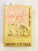 Fleming, Ian "You Only Live Twice", Jonathan Cape 1964, black cloth, gilt characters to front board,