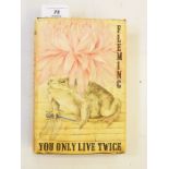 Fleming, Ian "You Only Live Twice", Jonathan Cape 1964, black cloth, gilt characters to front board,